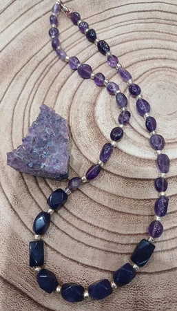 מחרוזת מאבני אמטיסט